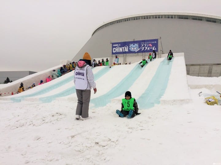 札幌雪祭TSUDOME會場 冰上遊樂園盡情玩雪