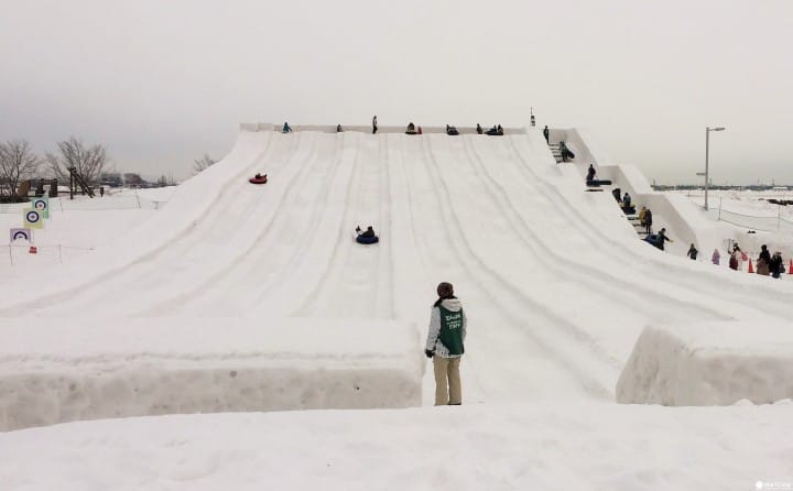 札幌雪祭TSUDOME會場 冰上遊樂園盡情玩雪