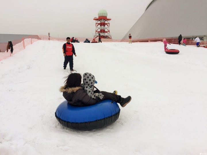 札幌雪祭TSUDOME會場 冰上遊樂園盡情玩雪