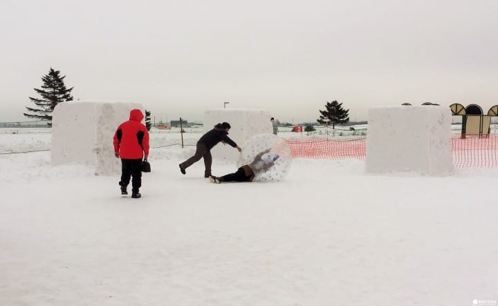 札幌雪祭TSUDOME會場 冰上遊樂園盡情玩雪
