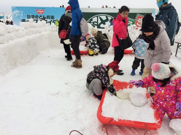 2018札幌雪祭 不只有冰雕還有冰上遊樂園