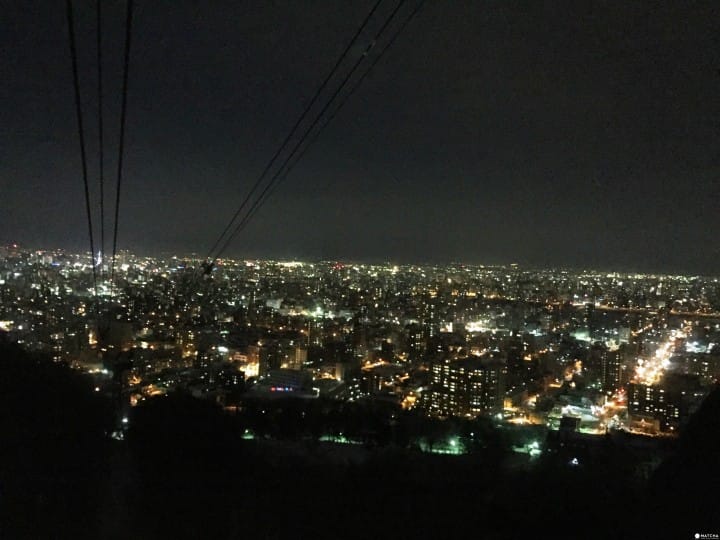 日本新三大夜景 戀人聖地札幌藻岩山