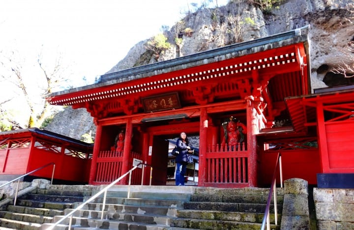 Tour a remarkable temple in a cave with the oldest Buddhist rock-carved reliefs in Japan; see an immense Kannon statue dedicated to peace and Japan’s war dead.