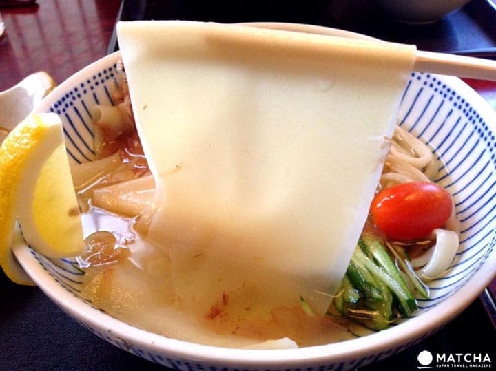 사이타마현의 조금 특이한 B급 구루메 「코우노스 카와하바 우동」이란?