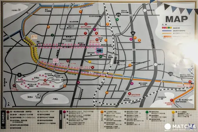 幸福单车悠游福井市中心,缤纷春日赏樱美食好去处