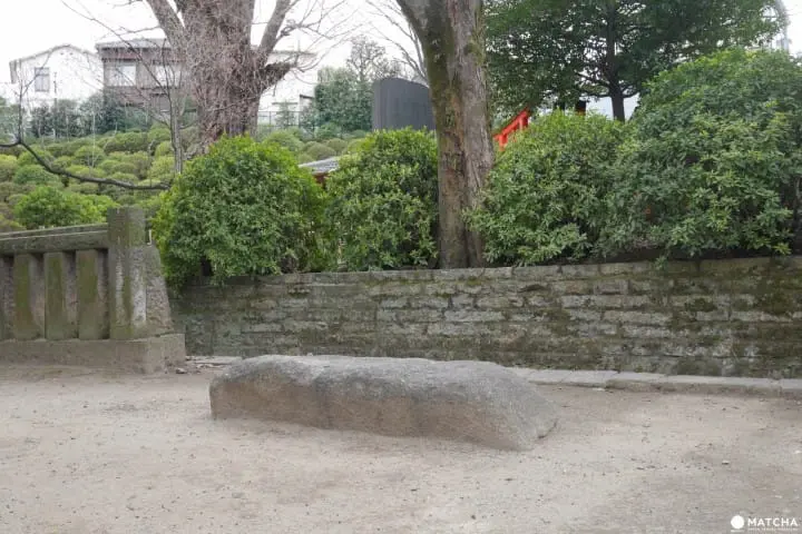 根津神社文豪之石