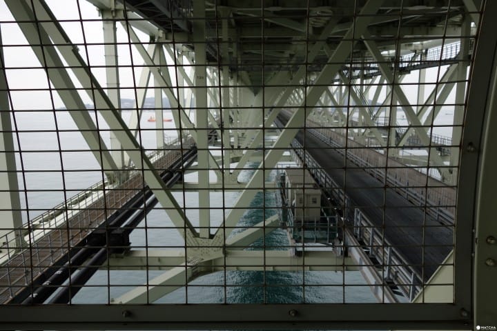 踏上世界最长的明石跨海大桥ー海上天空步道