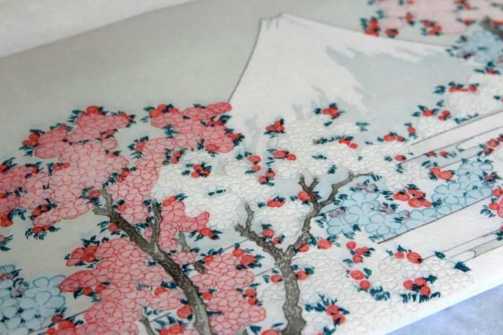 Make Your Own Woodcut Print! Ukiyo-e Exhibition Of Cherry Blossoms And Mount Fuji