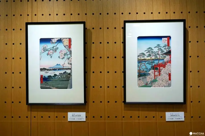 Make Your Own Woodcut Print! Ukiyo-e Exhibition Of Cherry Blossoms And Mount Fuji