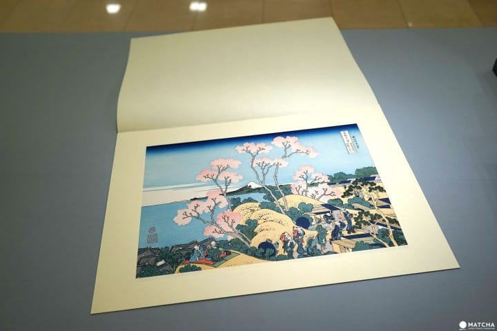 Make Your Own Woodcut Print! Ukiyo-e Exhibition Of Cherry Blossoms And Mount Fuji
