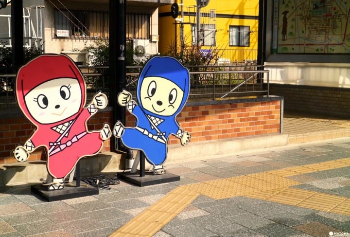 忍者の伊賀鉄道上野市駅で忍者探し!!