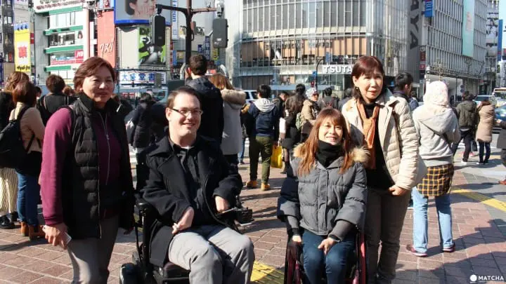 バリアフリーツアー　渋谷スクランブル交差点