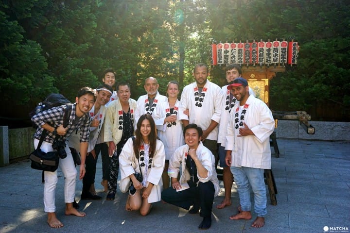 在【西新井】花之御寺西新井大師的「花祭」挑戰抬神轎!