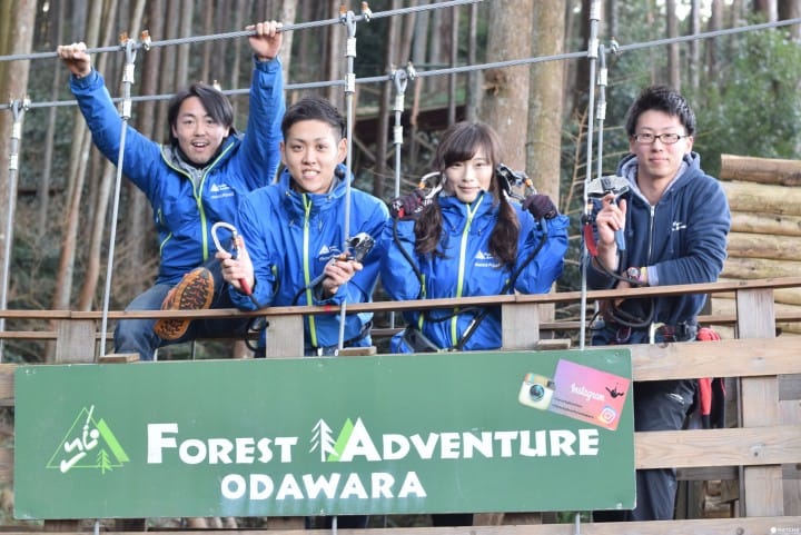 日本の森で冒険しよう!フォレストアドベンチャー小田原
