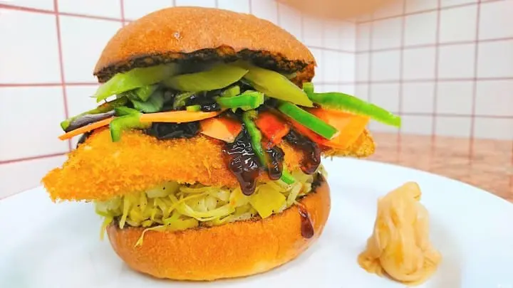 アジフライバーガー