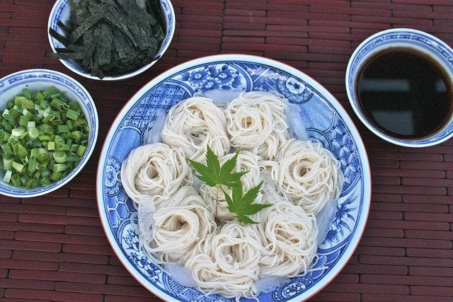 Chilled Somen Noodles - A Refreshing Summer Dish