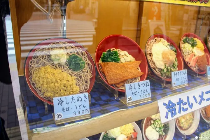 富士そば　食品サンプル