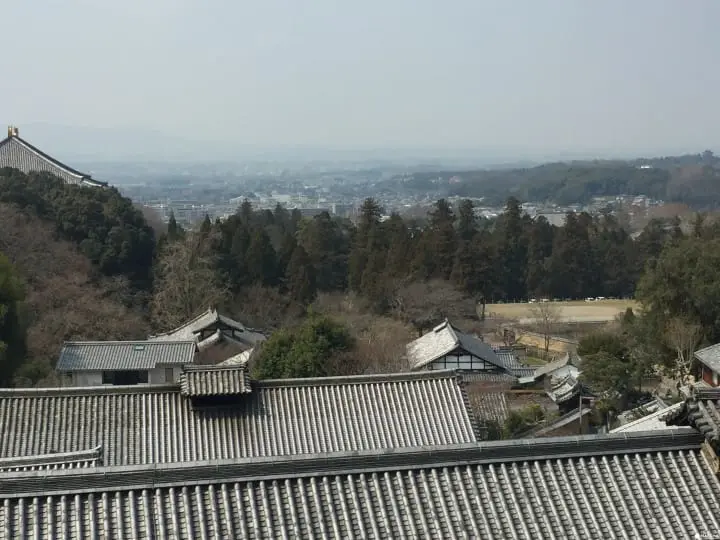 站上【奈良】二月堂舞台 遠眺靜謐美景