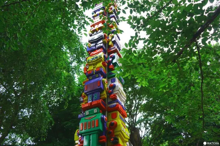 Sakurazaka Park: The Robot Themed Park in Roppongi