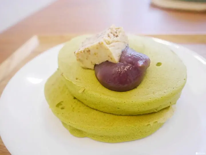 うめぞの抹茶松饼