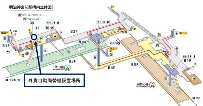 坐電車也能換日幣!東京地下鐵外幣自動兌換機2017年6月24日(六)早上10點開始營運!