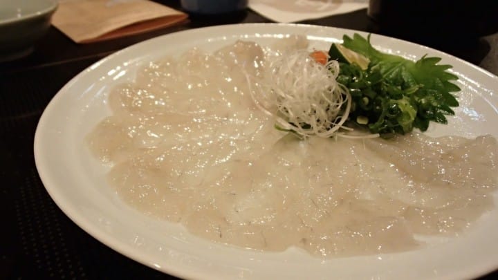 河豚生魚片