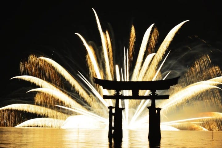 宮島水上花火大會