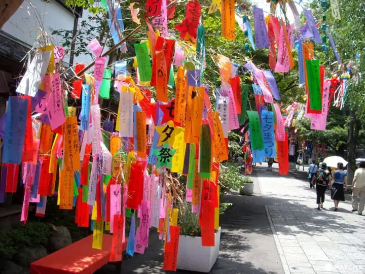 Celebrating Japanese Star festival - Tanabata in Yokohama