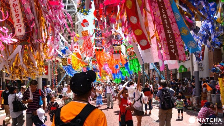 Celebrating Japanese Star festival - Tanabata in Yokohama