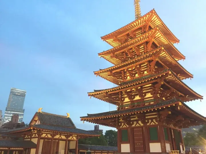 『大坂』四天王寺 七夕之夜地上银河闪耀