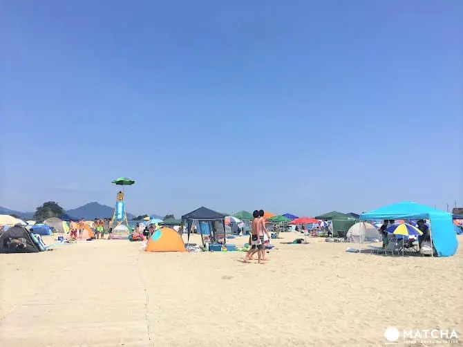 「福井」最輕鬆浪漫的夏日遊！亞洲首個藍旗海灘－和田海灘享受海水浴，欣賞花火大會