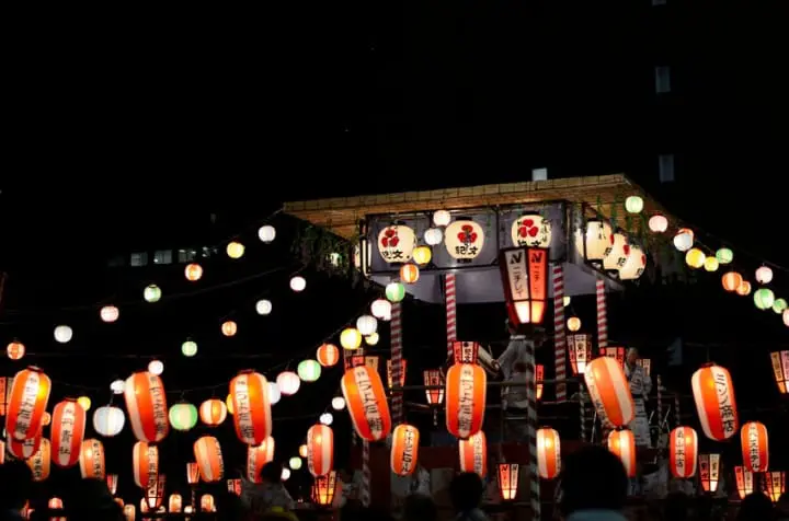 Celebrating Japanese Summer festival - Obon in Yokohama