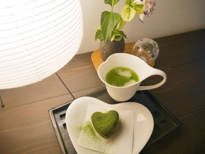 Green tea and sweet at Nakamine-En, Kawagoe