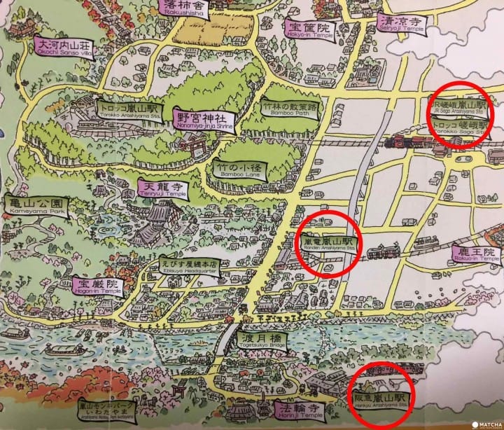 嵐山MAP