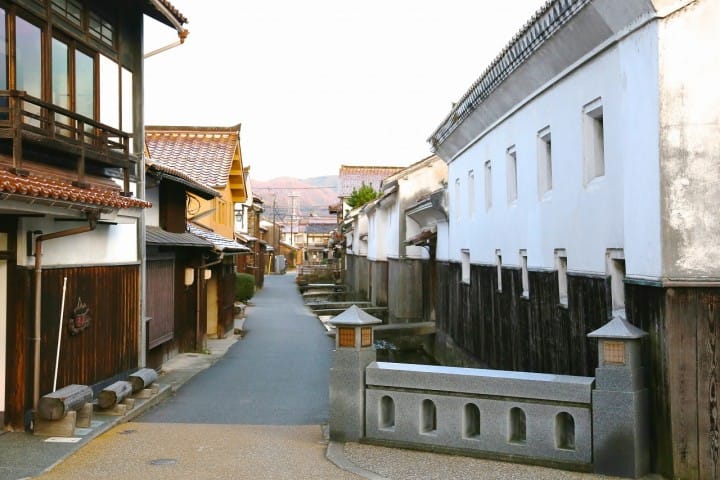 倉吉市の白壁土蔵群