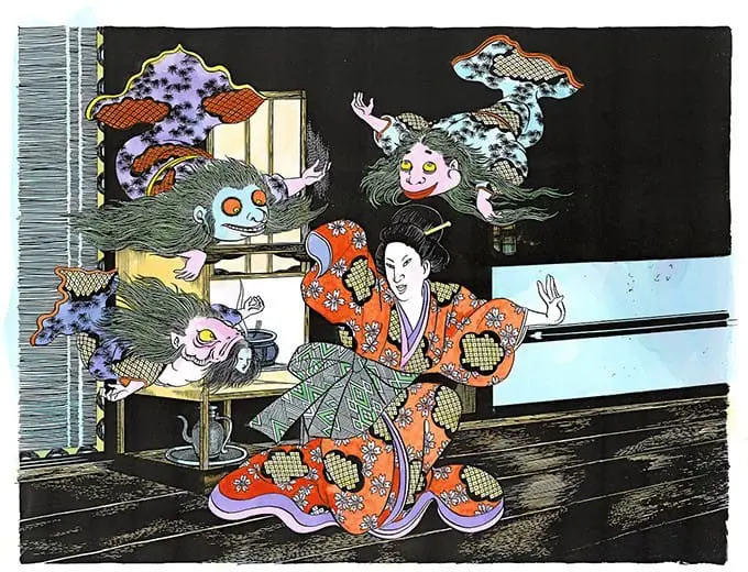 欣赏7/29的隅田川花火前，先来看一下鬼太郎水母鬼火吧！