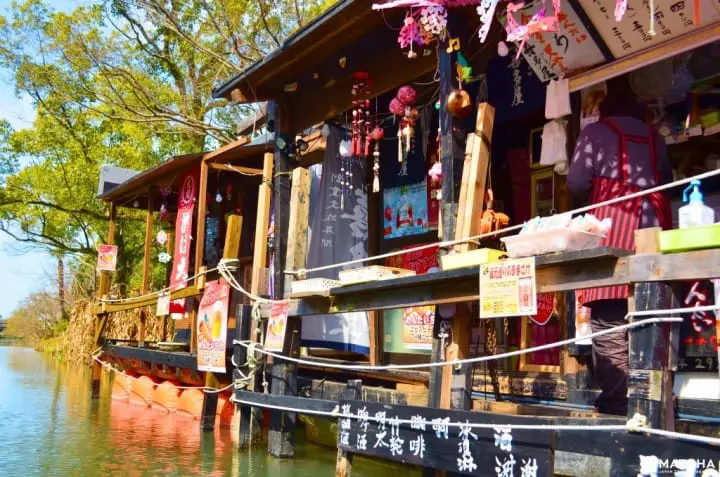 福冈柳川-游船小贩