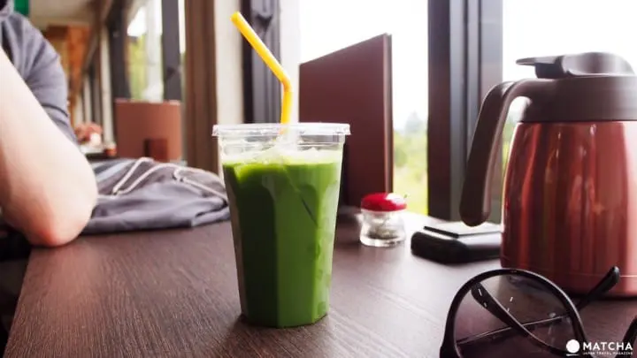 福岡八女市-茶的文化館冰抹茶