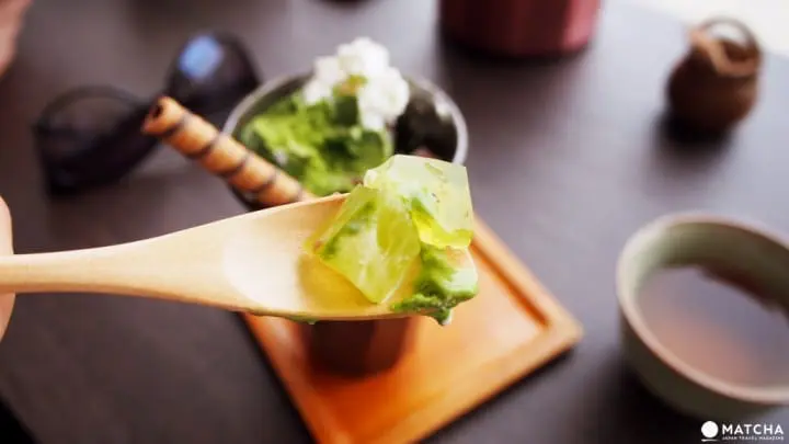 福岡八女市-茶的文化館八女茶寮抹茶聖代用料