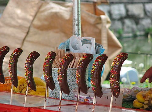 必吃必玩屋台-巧克力香蕉