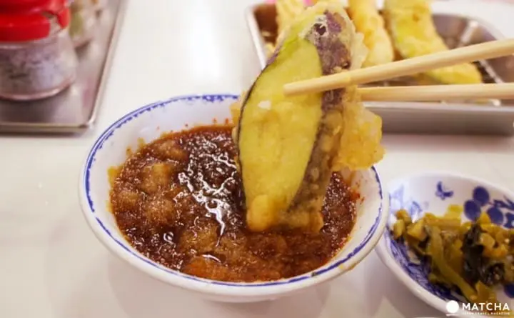 福岡天婦羅專門店ひらお-茄子