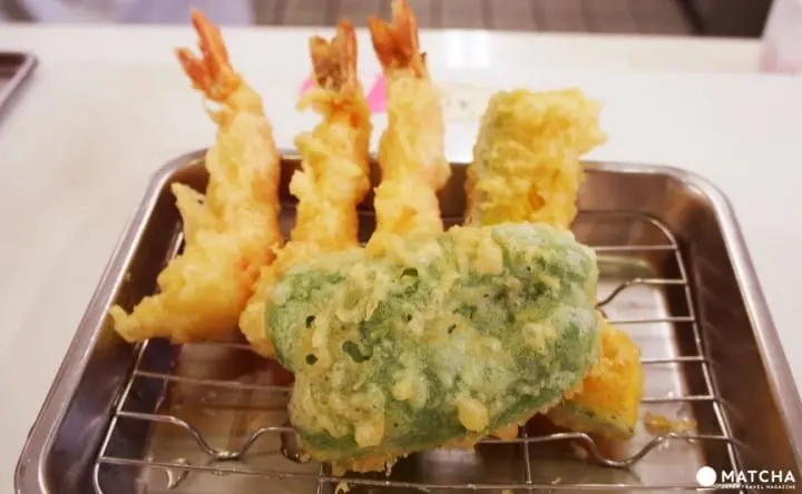 福岡天婦羅專門店ひらお-海老定食