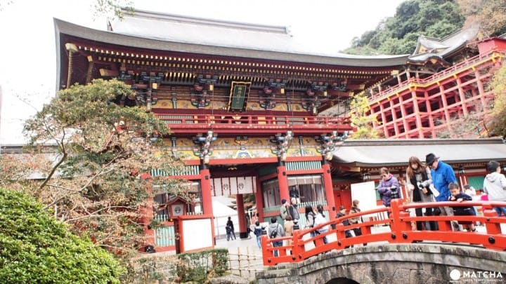 佐賀縣祐德稻荷神社-賞楓拱橋樓門