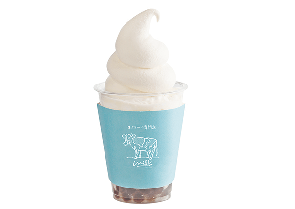 全日本唯一！生奶油甜点专门店“milkミルク”新宿LUMINE店新开幕！