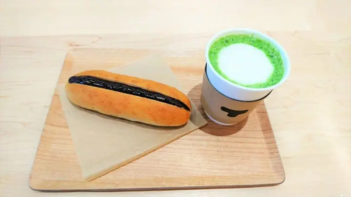 Red Bean Roll & Matcha Au Lait