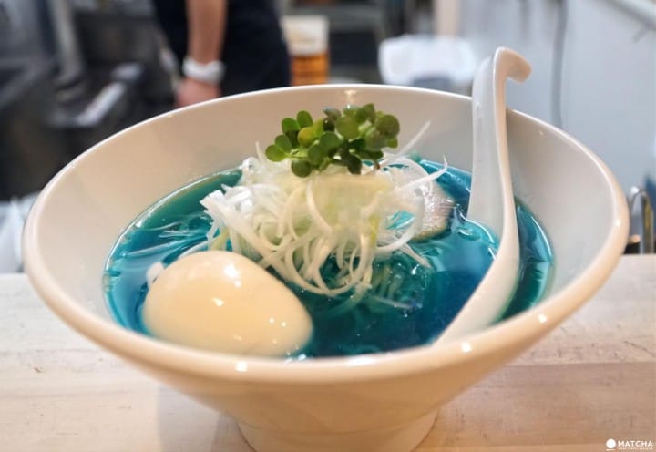 Kipposhi - The Worlds Only Blue Ramen In Tokyo