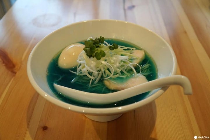 Kipposhi - The Worlds Only Blue Ramen In Tokyo