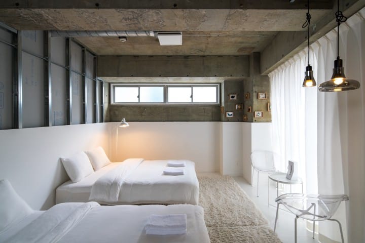【东京】来去艺廊住一晚!NIBUNNO设计旅店