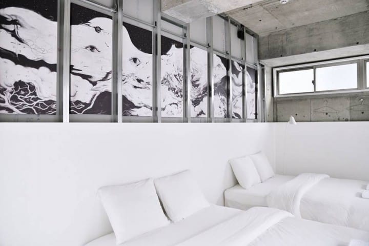 【东京】来去艺廊住一晚!NIBUNNO设计旅店