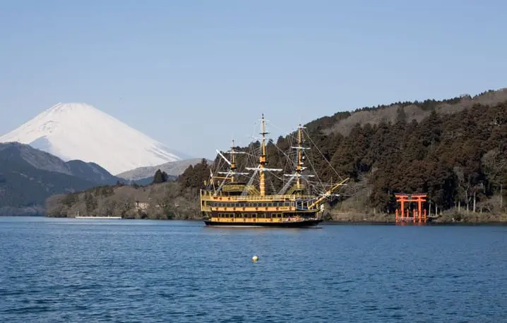 【神奈川】大人小孩都疯狂！搭海盗船赏箱根芦之湖绝景！